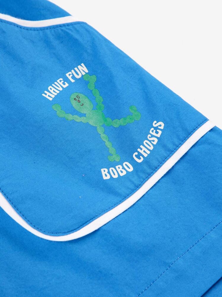 Bobo Choses Mr. Have Fun woven bermuda shorts