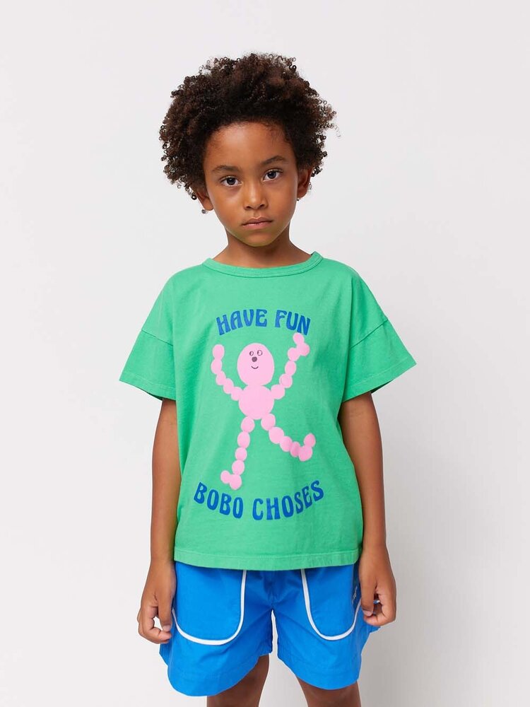 Bobo Choses Mr. Have Fun woven bermuda shorts