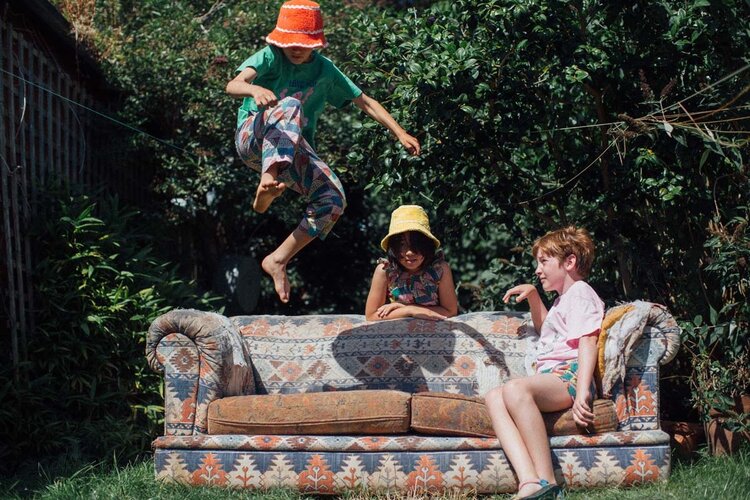 Bobo Choses Ethnic all over woven pants