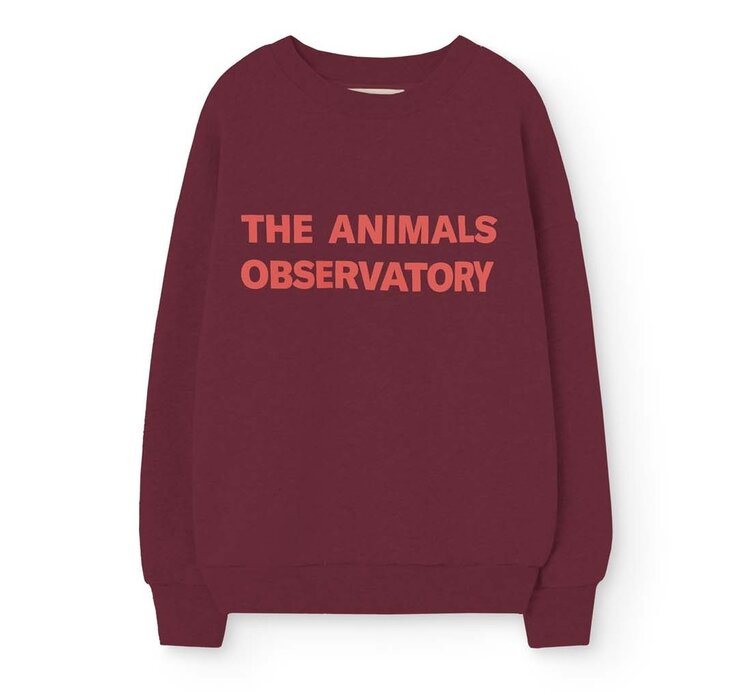 The Animal Observatory Leo Sweatshirt - Browned Garnet
