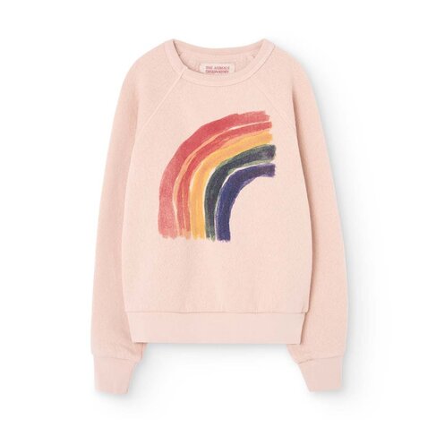 The Animal Observatory Shark Sweatshirt - Soft Coral