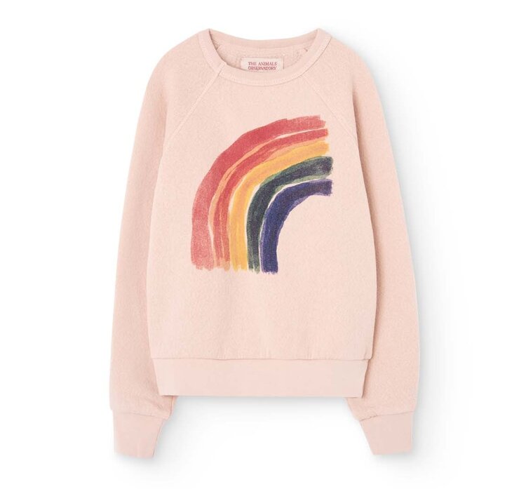 The Animal Observatory Shark Sweatshirt - Soft Coral