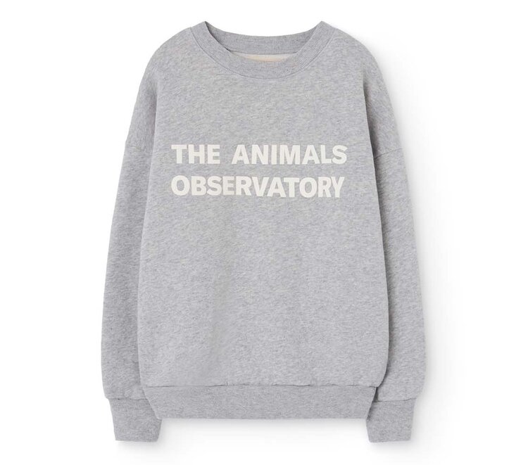 The Animal Observatory Leo Sweatshirt - Medium Grey