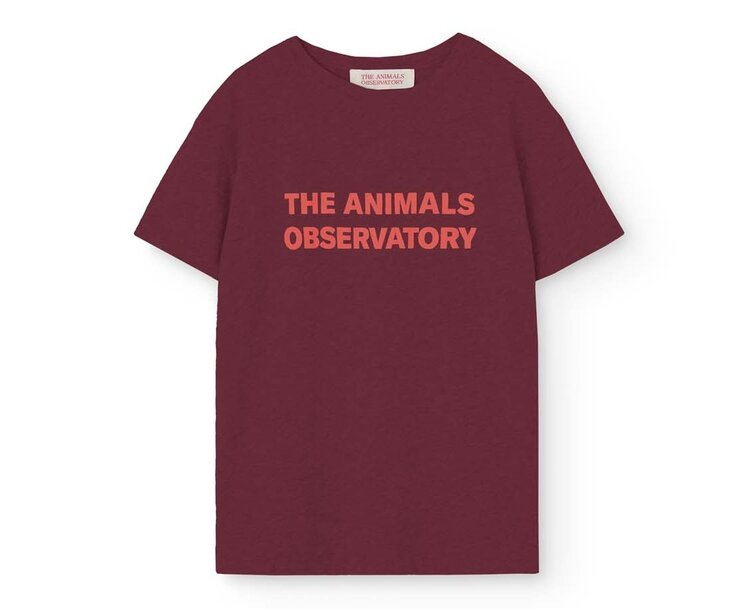 The Animal Observatory Orion T-shirt - Browned Garnet