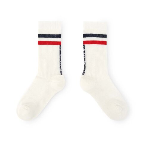 The Animal Observatory Skunk Socks - White