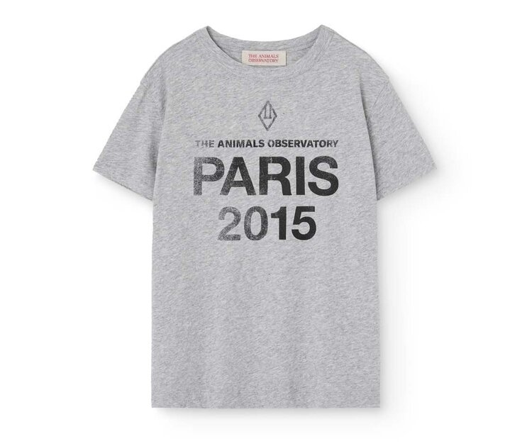 The Animal Observatory Rooster T-shirt - Grey The Animals