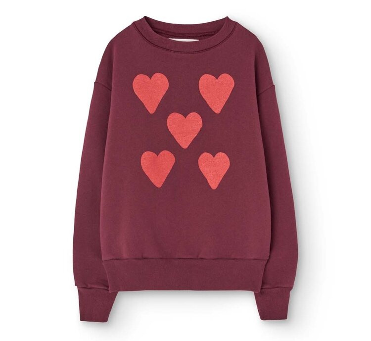 The Animal Observatory Bear Sweatshirt - Browned Garnet