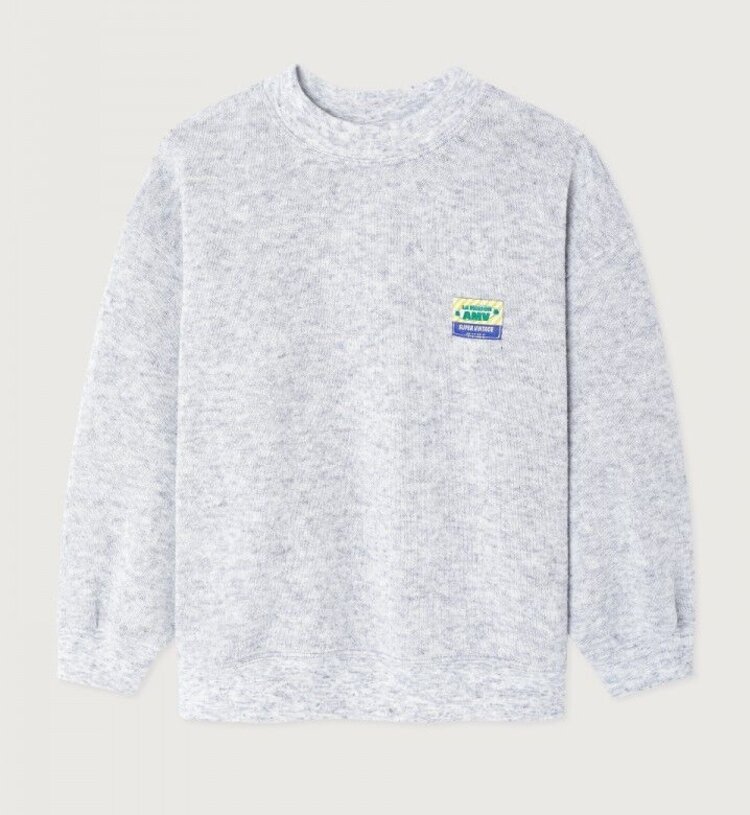 American Vintage Evona Sweater - Gris Clair Chine