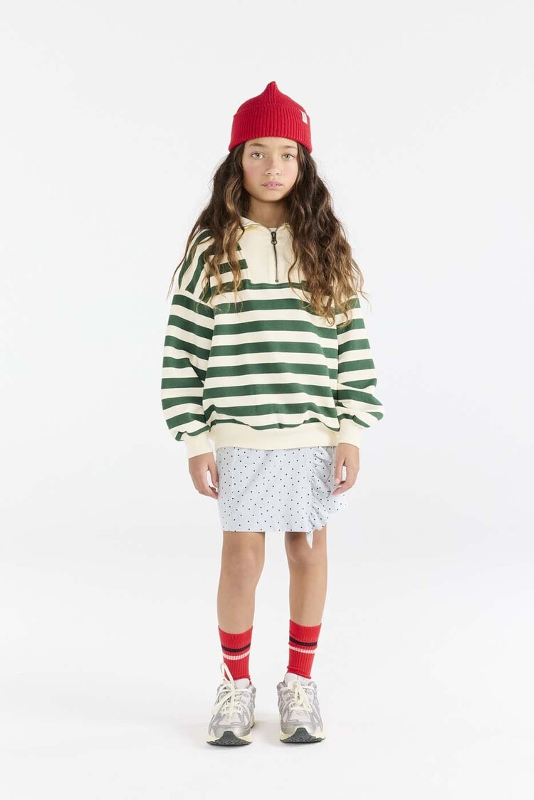 The Animal Observatory Blowfly Sweatshirt - Green Stripes