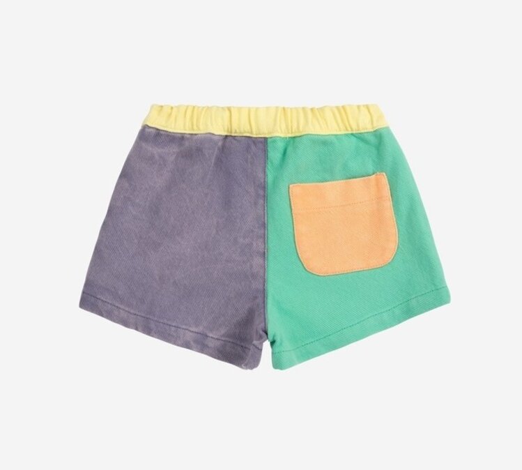 Bobo Choses Color block woven shorts