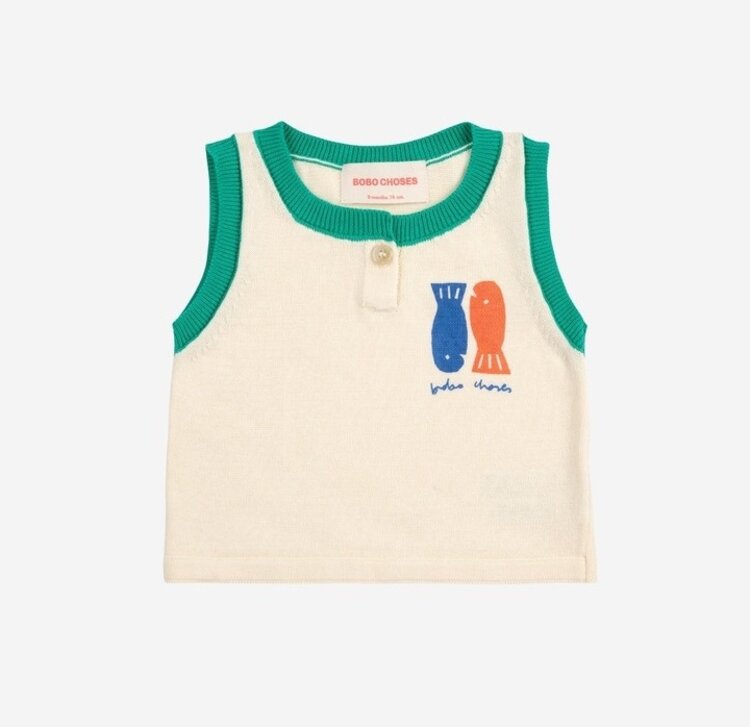 Bobo Choses Lucky Fish knitted set
