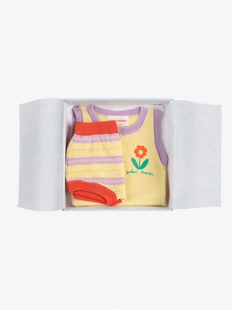 Bobo Choses Flower knitted set