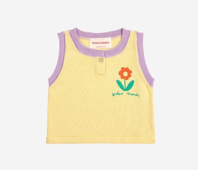 Bobo Choses Flower knitted set