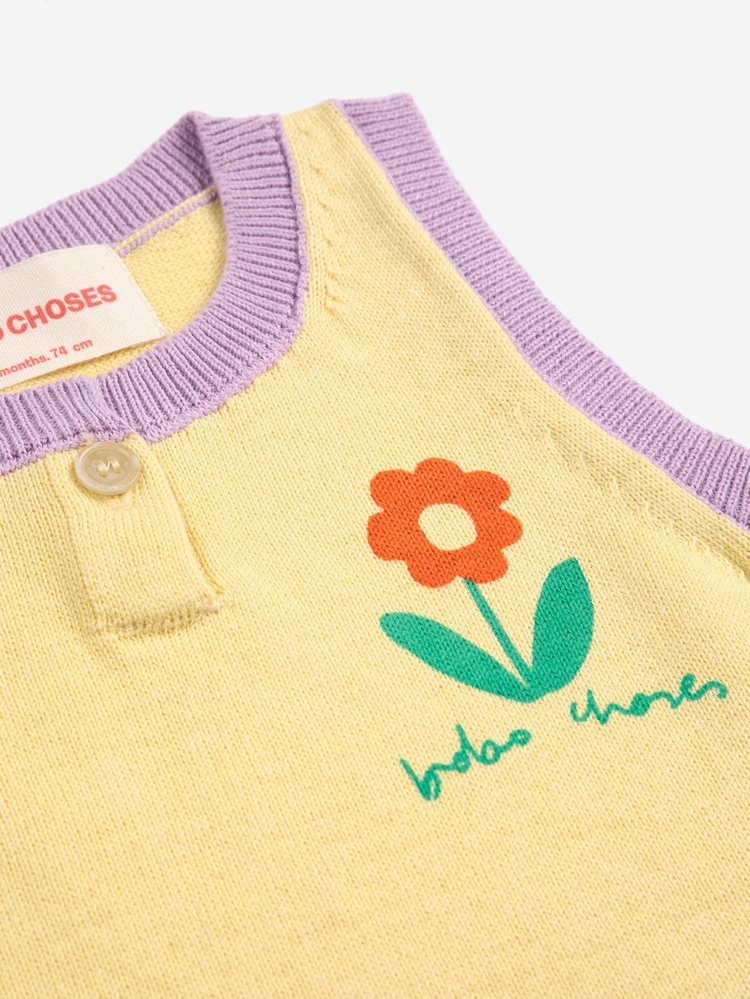 Bobo Choses Flower knitted set