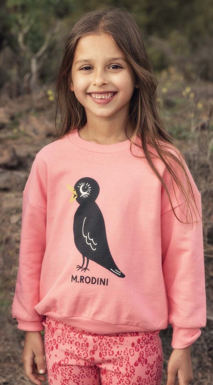 Mini Rodini Blackbird SP Sweatshirt - Pink