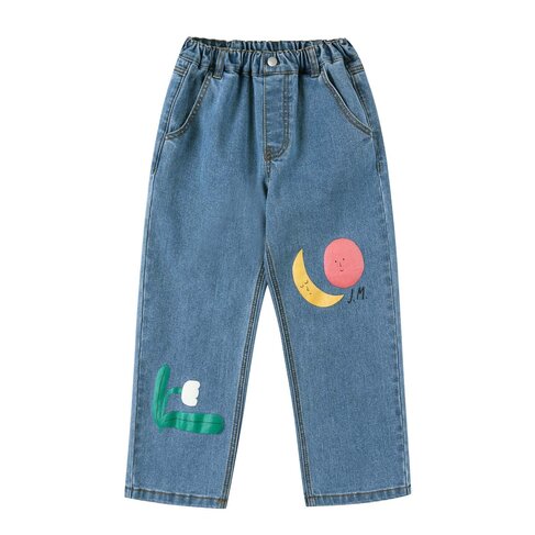 Jelly Mallow Colored Nature Denim Pants