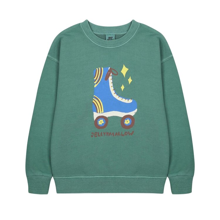 Jelly Mallow Roller Disco Sweatshirt - Green
