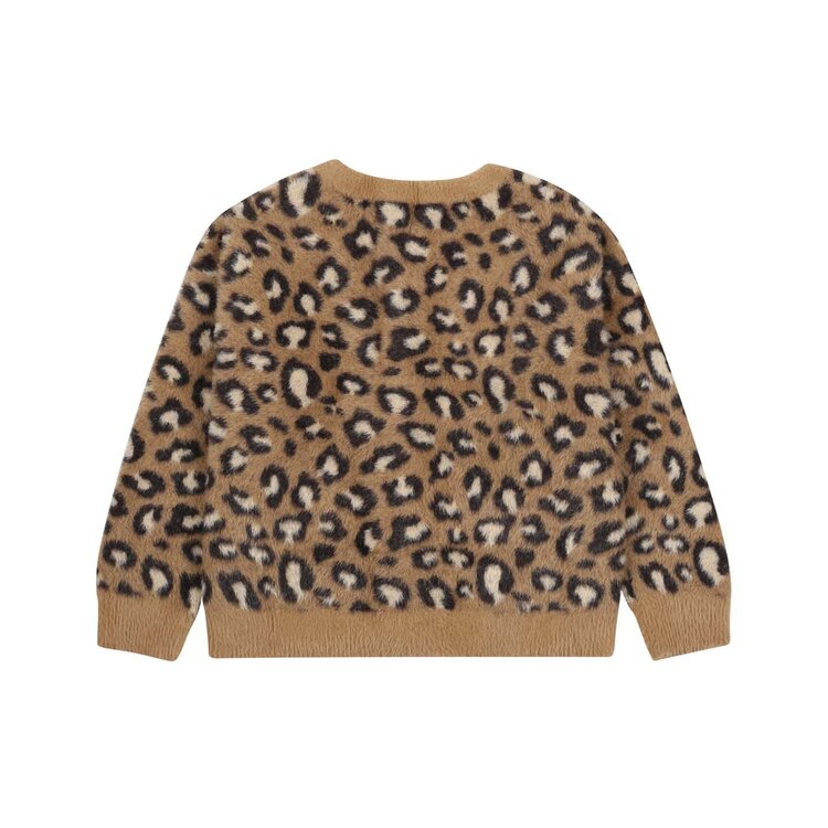 Jelly Mallow Cozy Leopard Cardigan - Brown