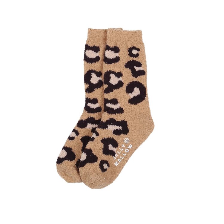 Jelly Mallow Leopard Tarry Socks Set