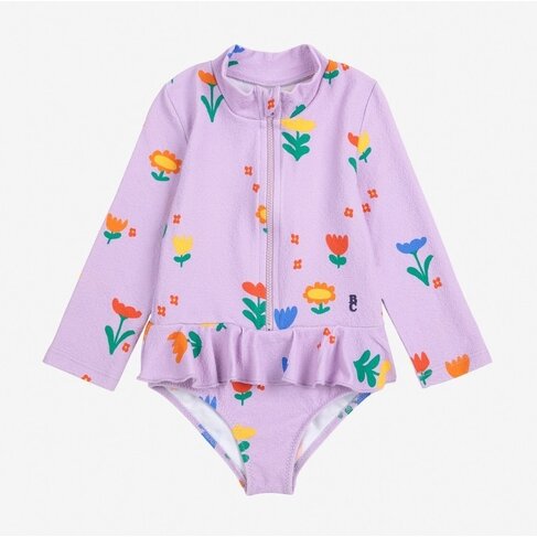 Bobo Choses Garden Party all over swim overalls