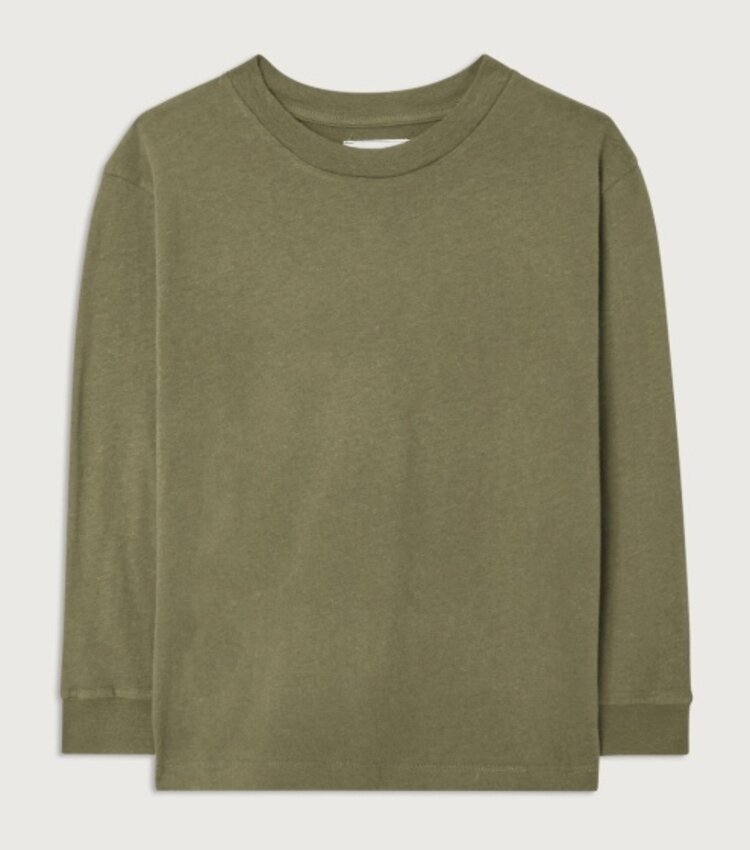 American Vintage GAMIPY Longsleeve - Khaki Vintage