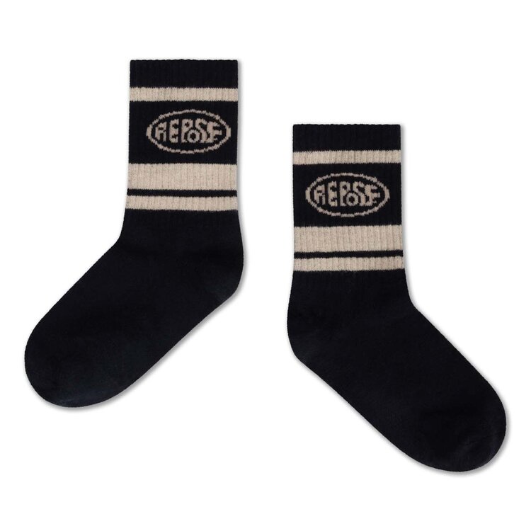 REPOSE AMS Sporty Socks - Graphic Night Logo