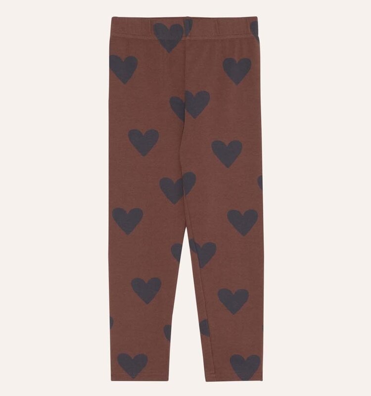 The Campamento Hearts Brown Leggings