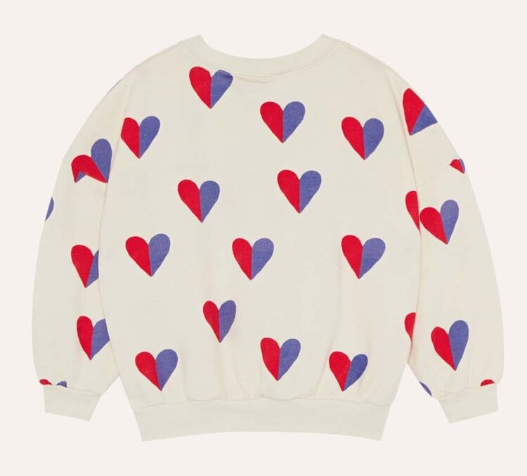 The Campamento Bicolor Hearts Sweatshirt
