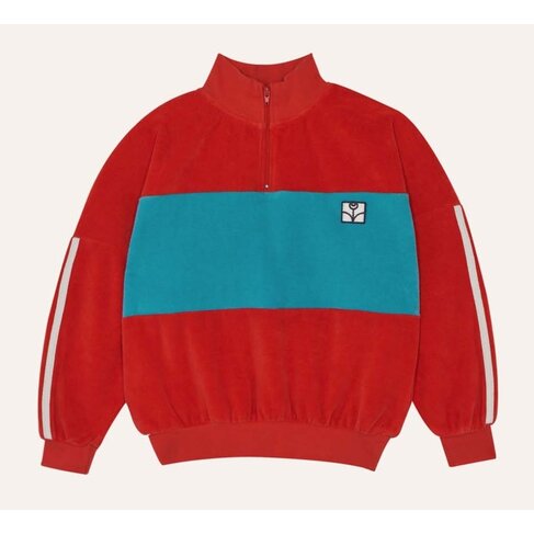 The Campamento Red Contrast Sweatshirt