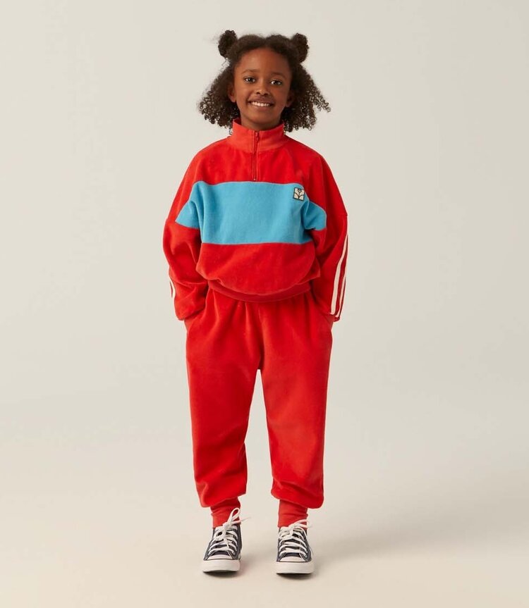 The Campamento Red Contrast Sweatshirt