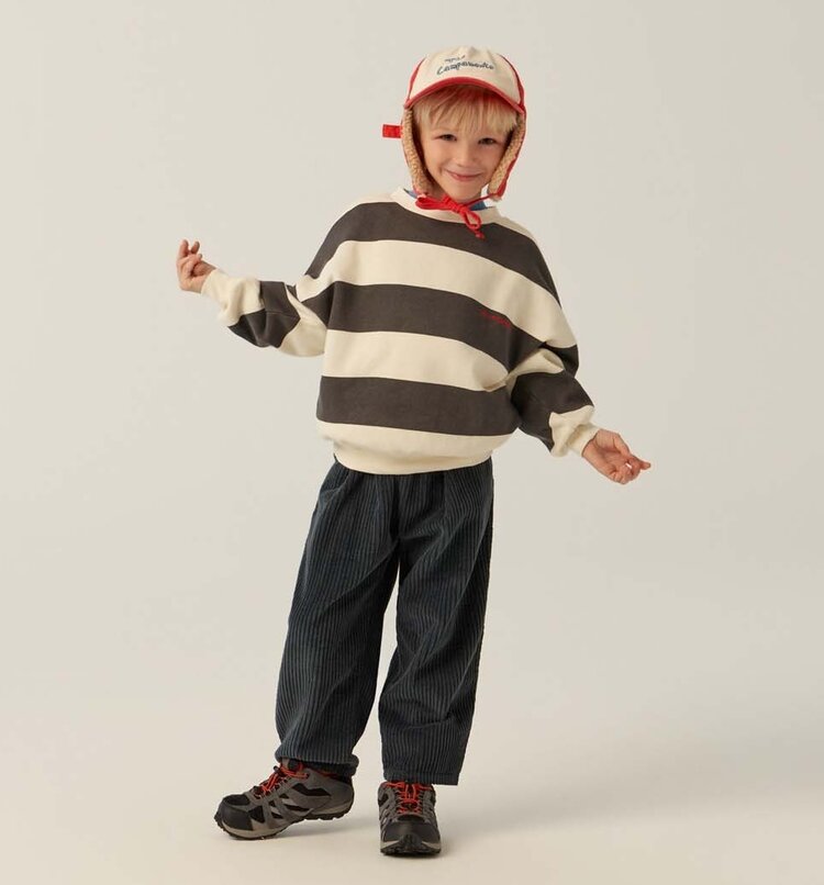 The Campamento Grey Stripes Sweatshirt