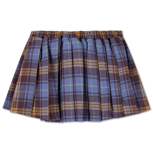 REPOSE AMS Plisse Skirt - Check
