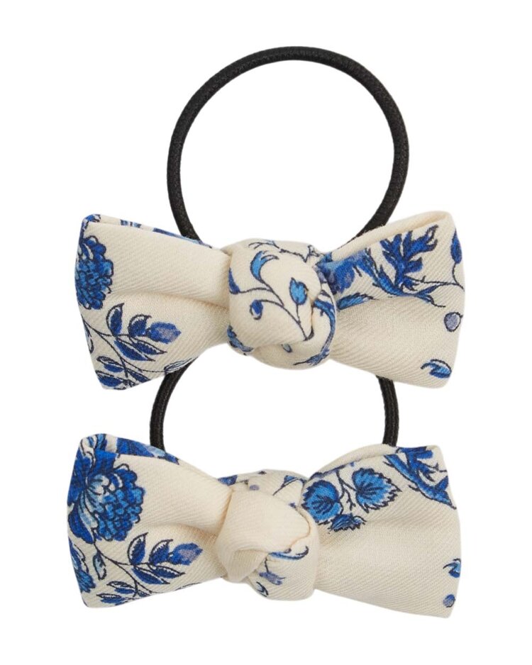 Emile et Ida 2 Elastiques Noeud - Orchid Blue