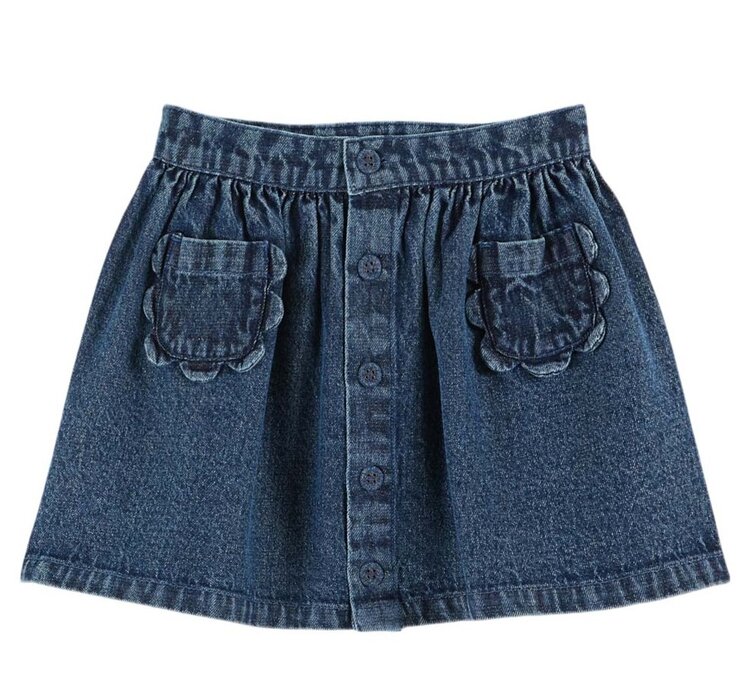 Emile et Ida Denim Flower Pockets