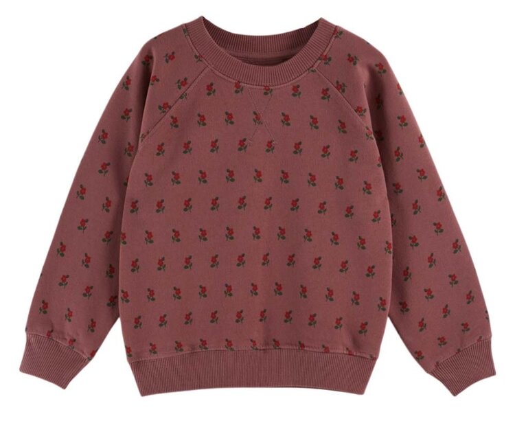 Emile et Ida Sweat Imprime - Poppy Violine