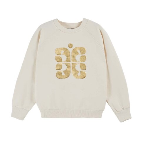 Emile et Ida Sweat Logo - Creme