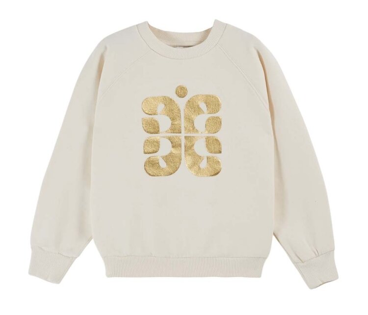 Emile et Ida Sweat Logo - Cream