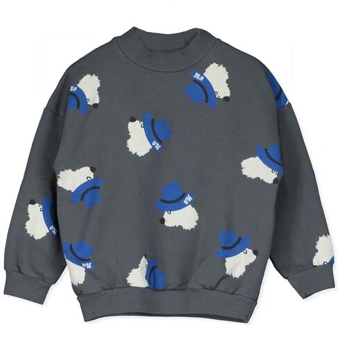 Lotiekids Sweatshirt Chill Dogs - Anthracite