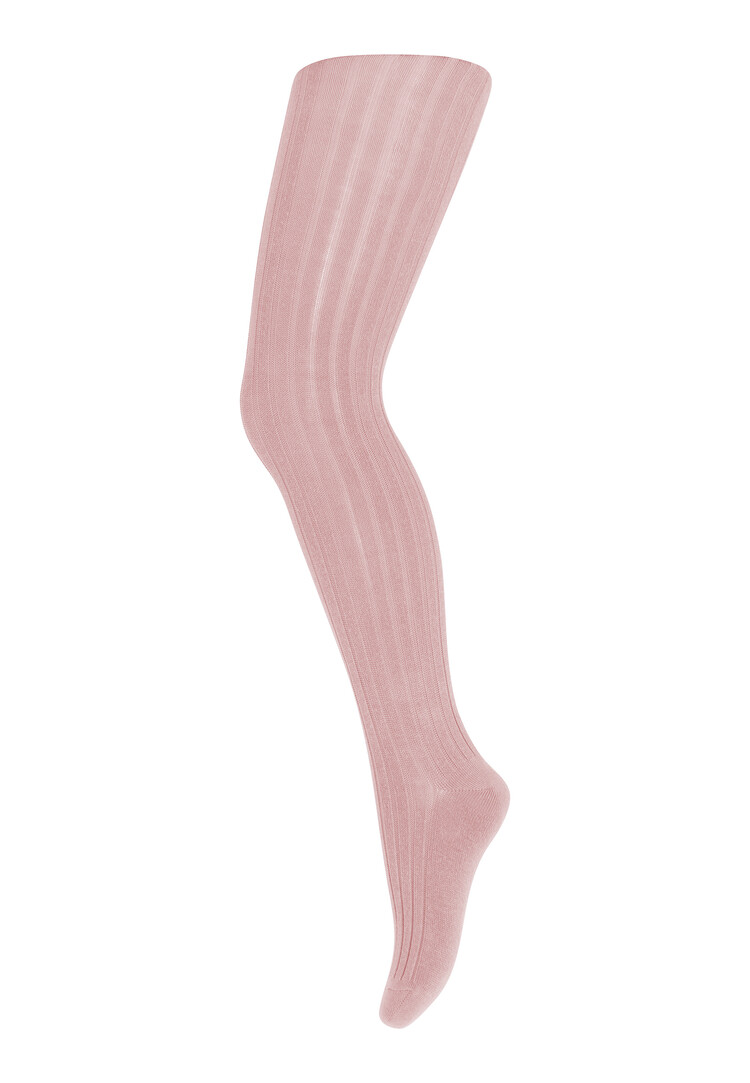 MP Denmark Cotton rib tights - Silver Pink