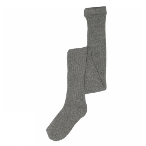 MP Denmark Cotton rib tights - Gray Melange