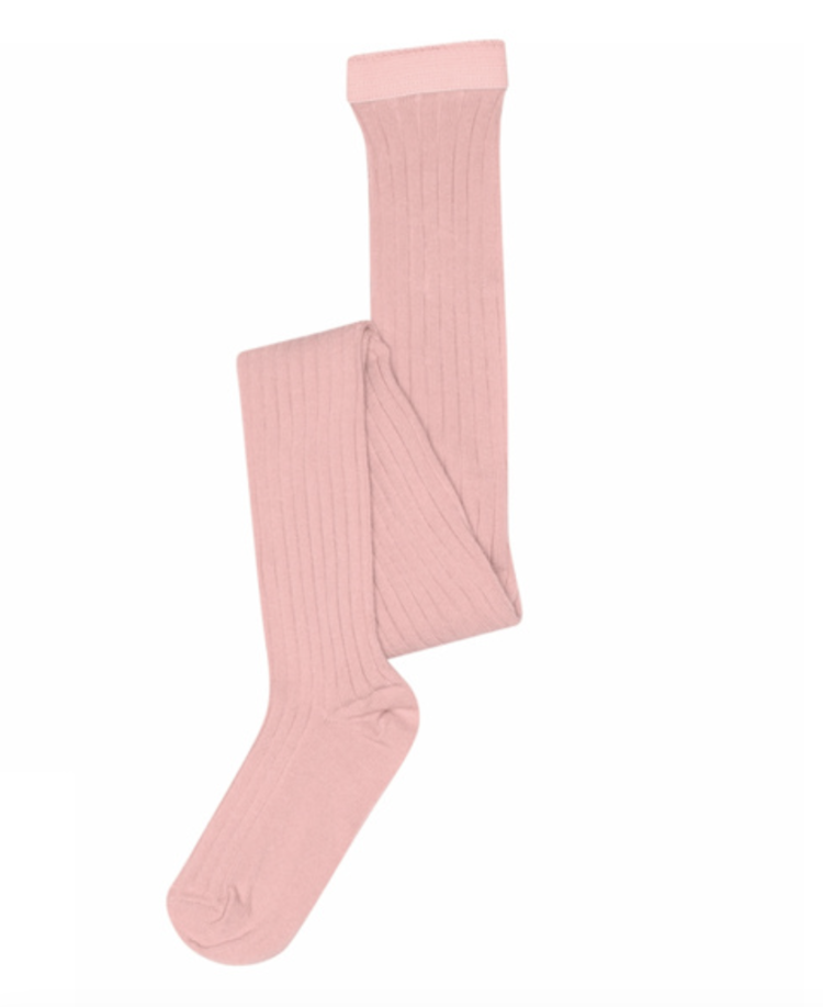 MP Denmark Cotton rib tights - Silver Pink