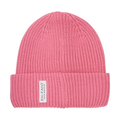 Enfant Beanie w. Lining - Candy Pink