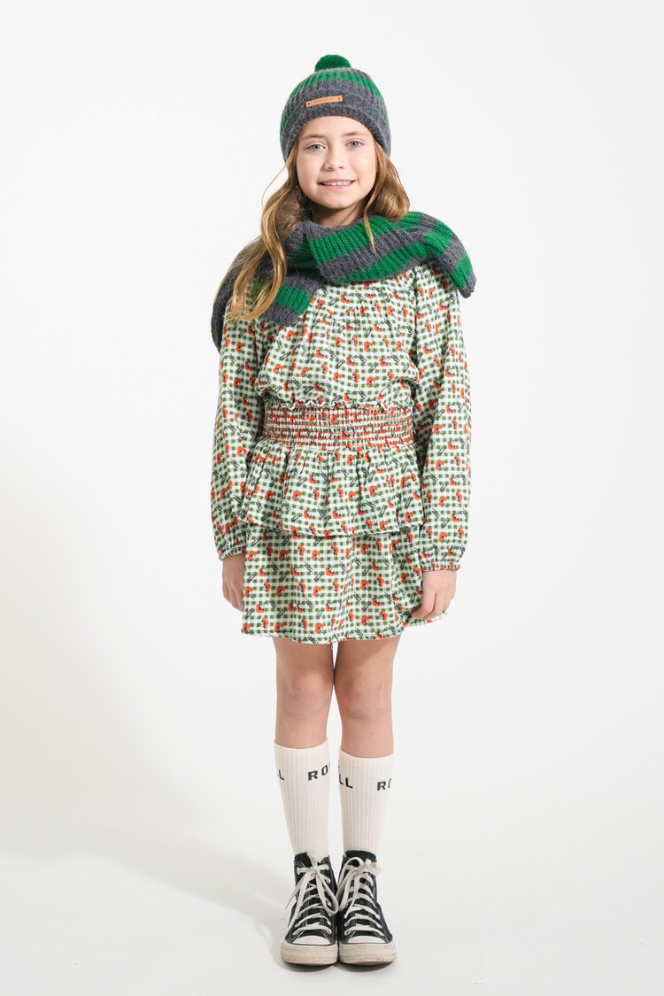 Piupiuchick Socks | Ecru w/ "rock & roll"