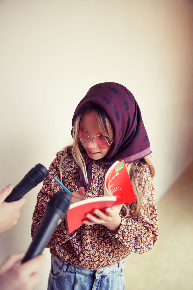 Piupiuchick Blouse | Light pink & brown flowers