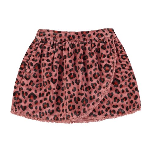 Piupiuchick Short skirt | Pink w/ animal print