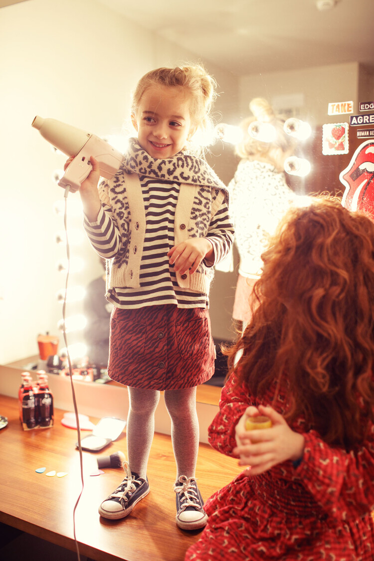 Piupiuchick Short skirt | Bordeaux w/ zebra print