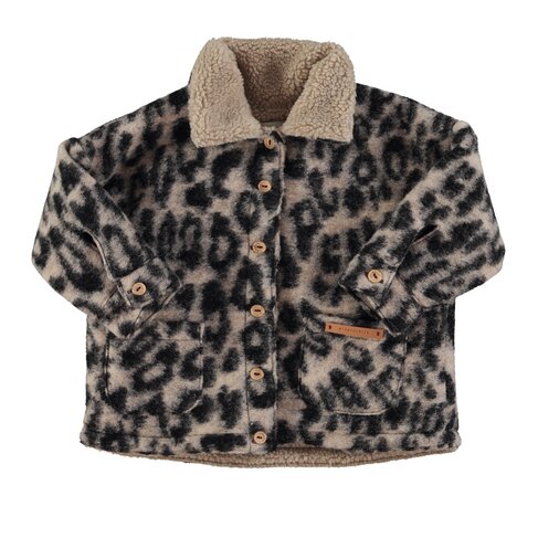 Piupiuchick Jacket | Ecru w/ animal print