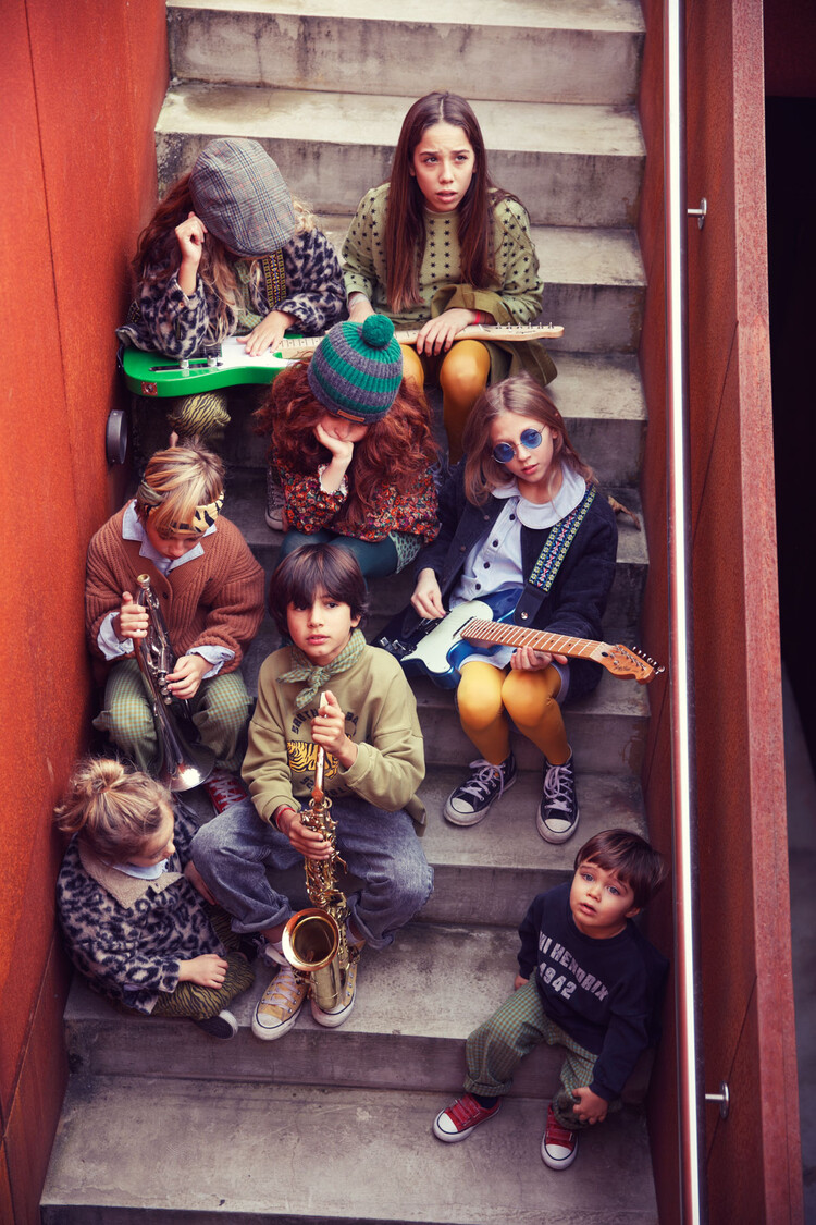 Piupiuchick Sweatshirt | Olive green w/ tiger print