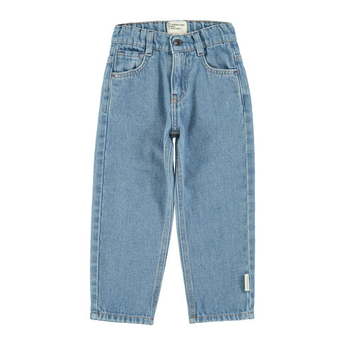 Piupiuchick Unisex trousers | Washed navy denim