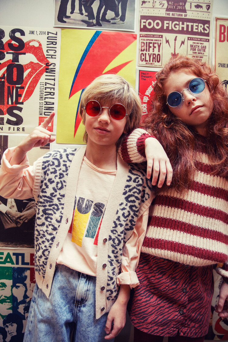 Piupiuchick Unisex trousers | washed blue denim